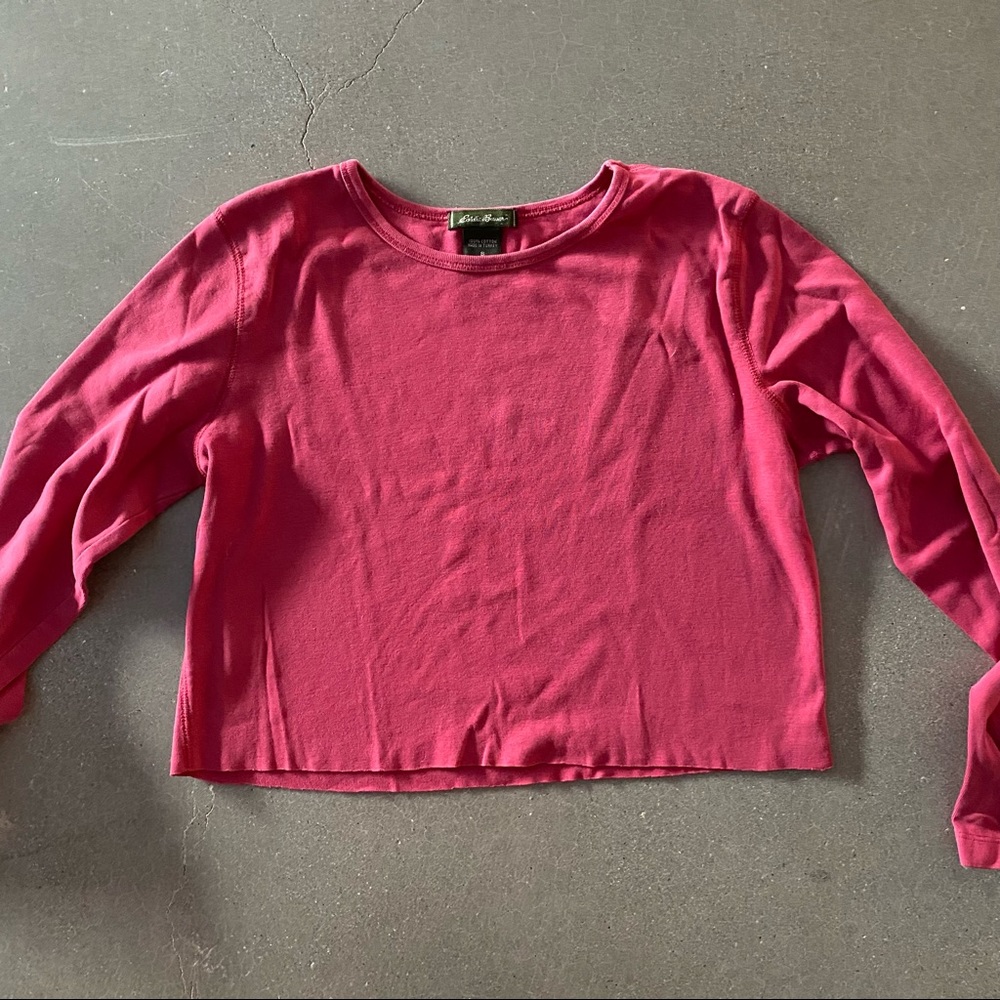 cropped long sleeve